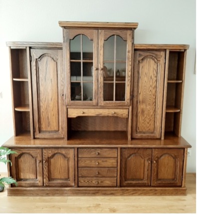 Grote eiken houten kast ophalen 1 hoog Utrecht