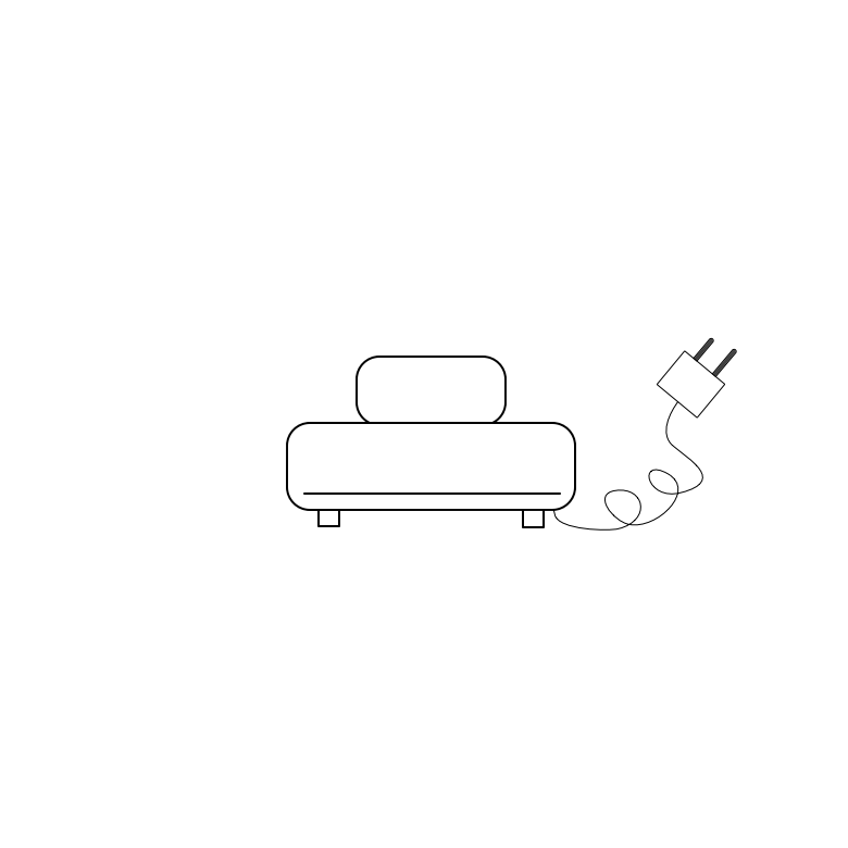 Elektrisch bed tot 100cm breed