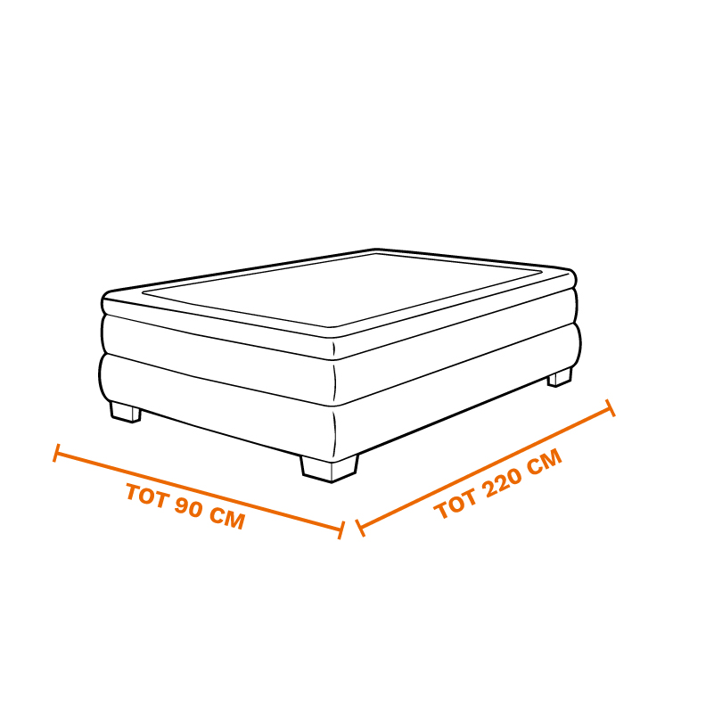 Eenpersoonsbed tot 90 cm breed op laten halen door de meubel ophaalservice van vootzy