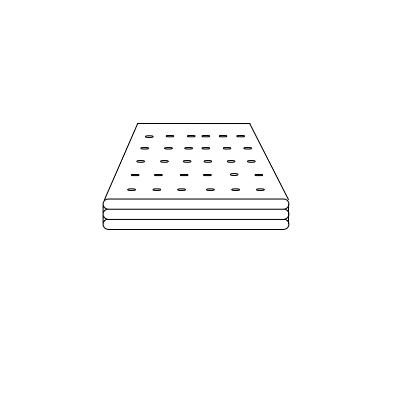 matras van 160cm tot en met 220cm breed