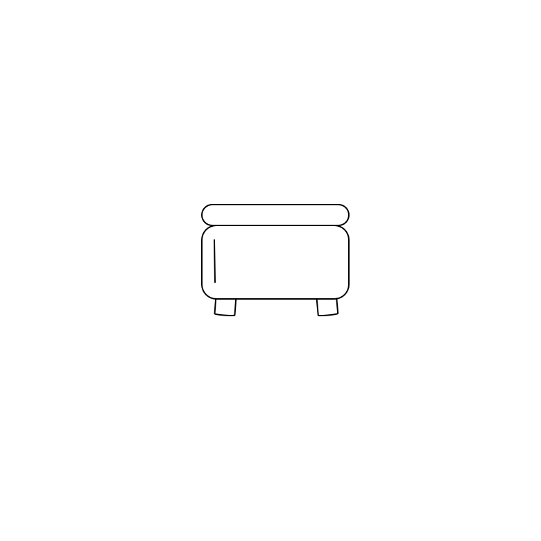 voetenbank, hocker, poef